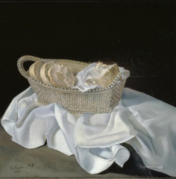 Abstracto famoso Painting - La canasta de pan surrealista